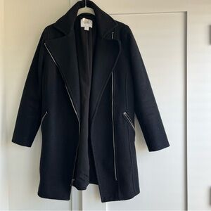 Old Navy Women's Black Trench Coat